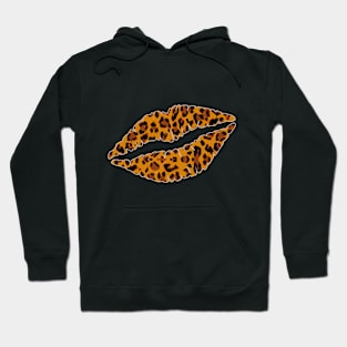 leopard lips Hoodie